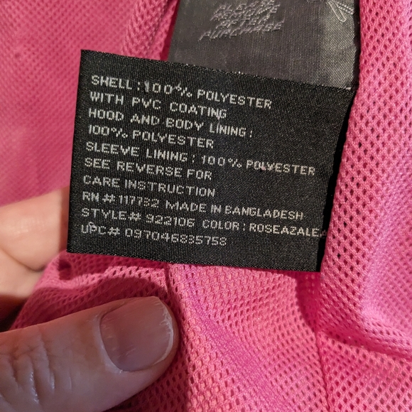 Zeroxposur women's jacket XXL rain repellent shell Pretty Pink W detail - Picture 8 of 10